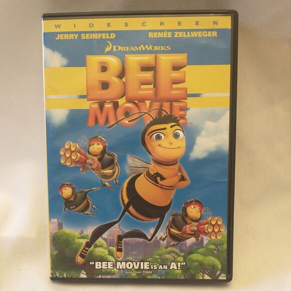 Bee Movie DVD Animated Starring Jerry Seinfeld Renee Zellweger - Picture 1 of 5